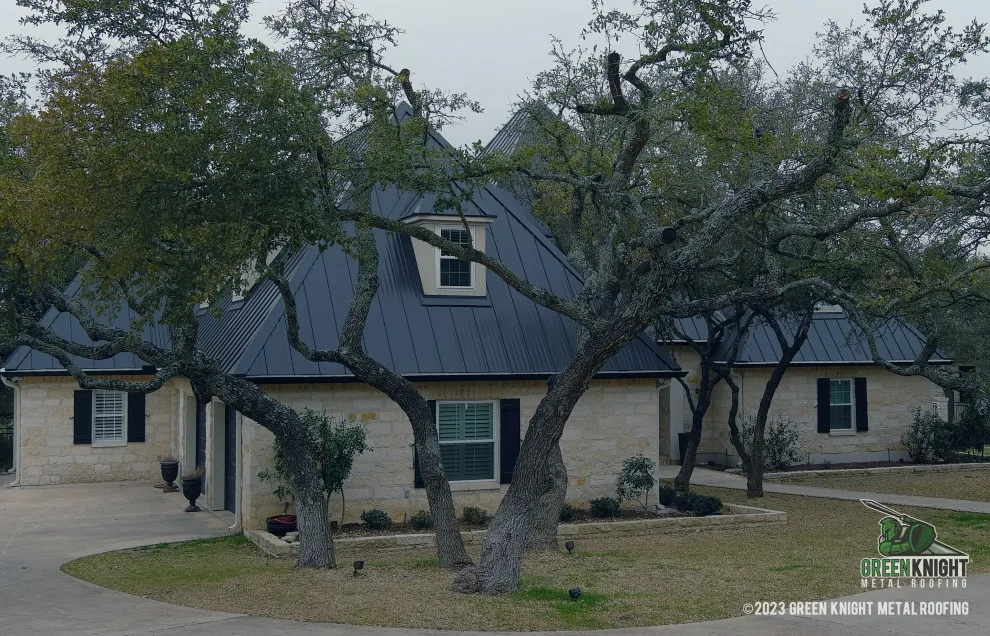 Matte Black Standing Seam - Driftwood, TX by Green Knight Metal Roofing - Photo 2