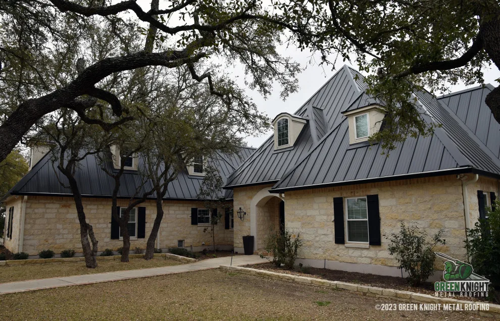 Matte Black Standing Seam - Driftwood, TX by Green Knight Metal Roofing - Photo 6