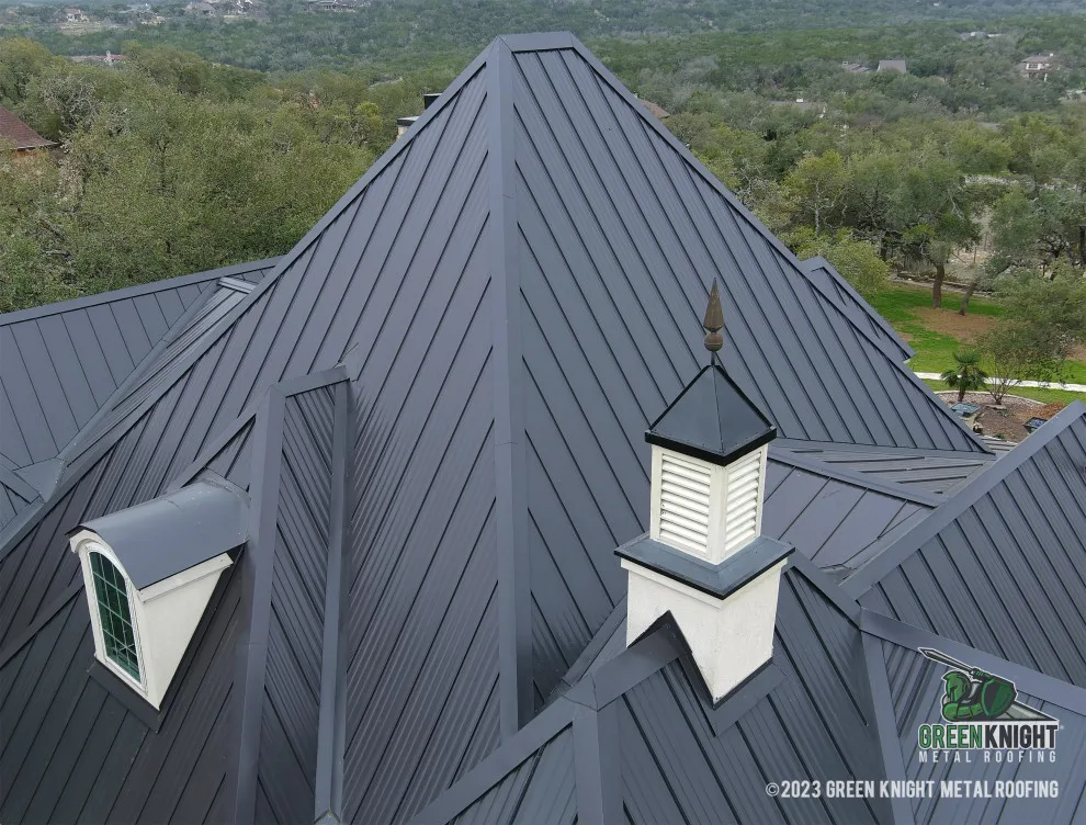 Matte Black Standing Seam - Driftwood, TX by Green Knight Metal Roofing - Photo 3