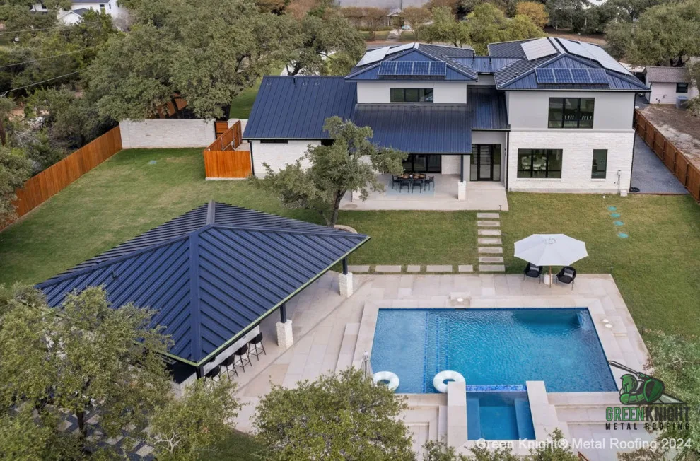 Matte Black Standing Seam - Austin, TX by Green Knight Metal Roofing - Photo 4