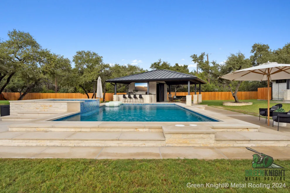 Matte Black Standing Seam - Austin, TX by Green Knight Metal Roofing - Photo 2