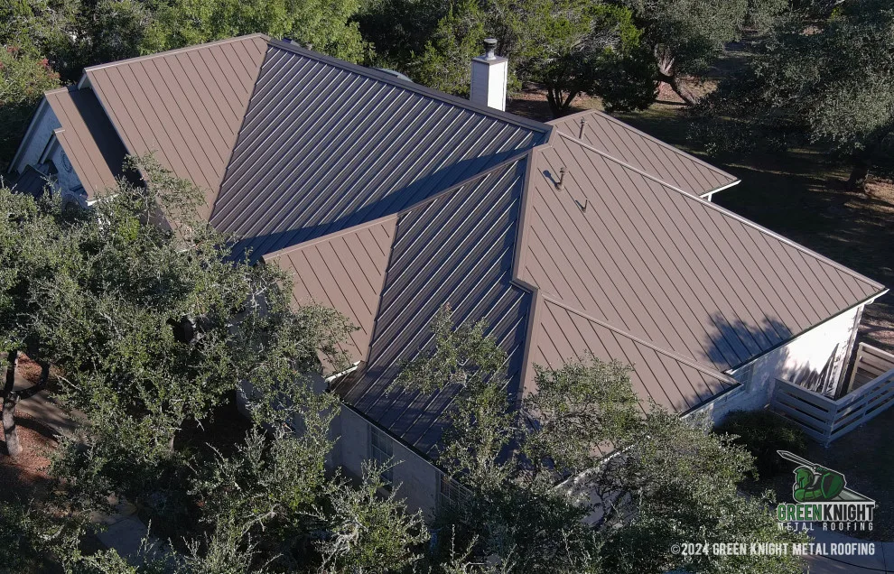 Medium Bronze Standing Seam - Driftwood by Green Knight Metal Roofing - Photo 4