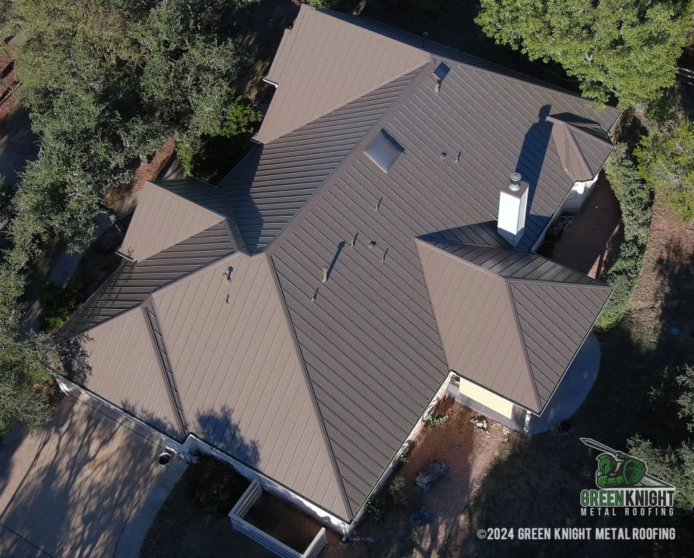 Medium Bronze Standing Seam - Driftwood by Green Knight Metal Roofing - Photo 5