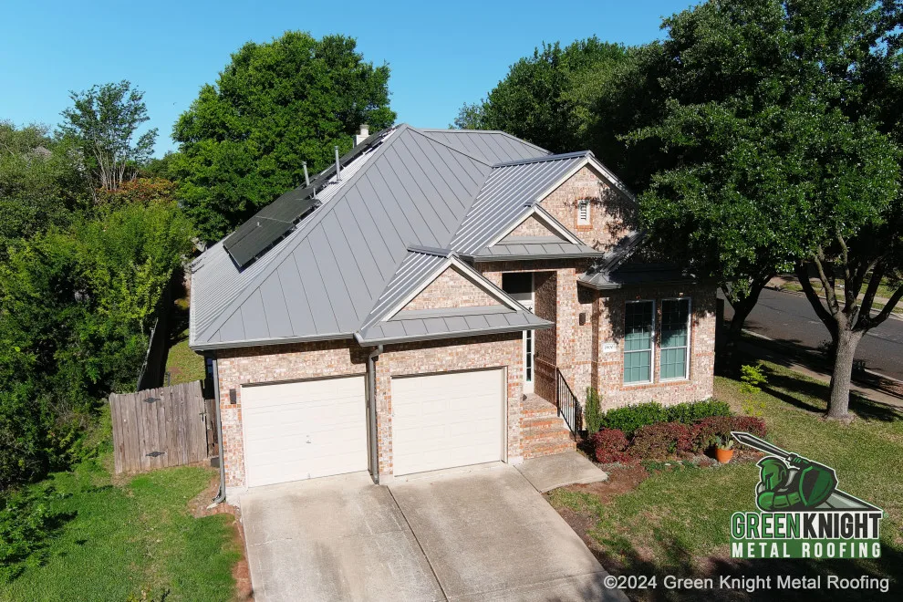 Slate Gray Standing Seam Project - Austin, TX 2024 by Green Knight Metal Roofing - Photo 3