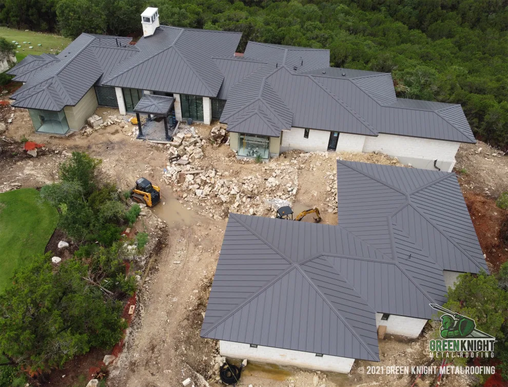 Custom Chimney Cap with Standing Seam by Green Knight Metal Roofing - Photo 3
