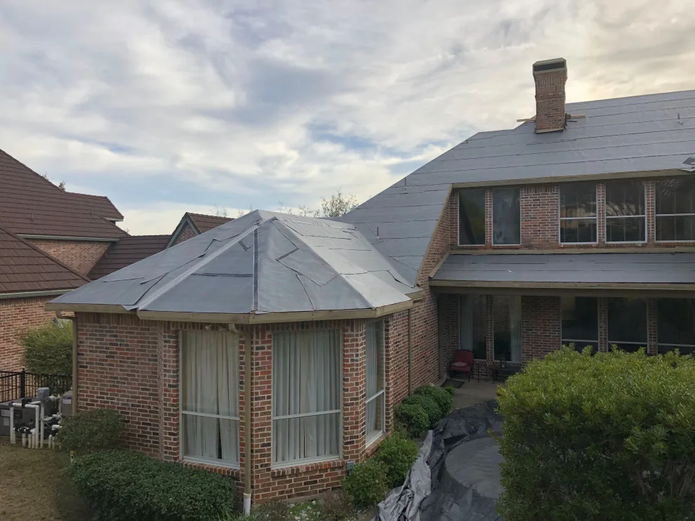 Frisco, TX - Metal with Stone Coating by Peak Roofing & Construction - Photo 4