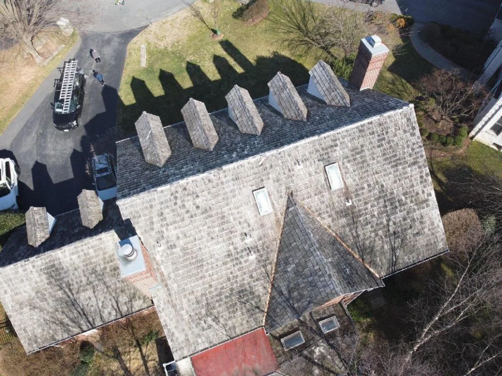 Cedar Shake Synthetic Slate Roofing - Potomac, MD by GoodGood Roofing & Siding - Photo 2
