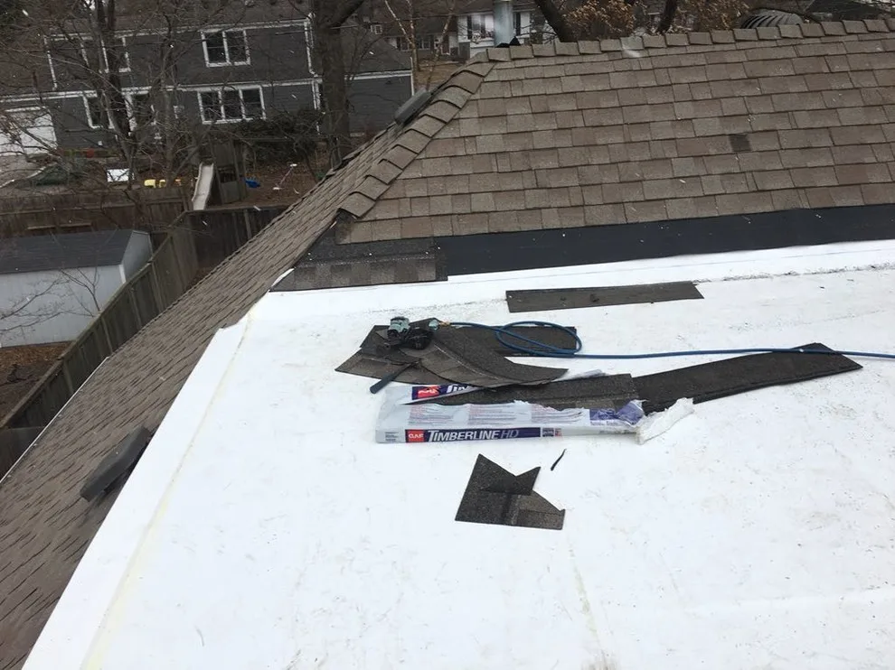 TPO and Skylights Project in Roeland Park by Easton Roofing - Photo 2