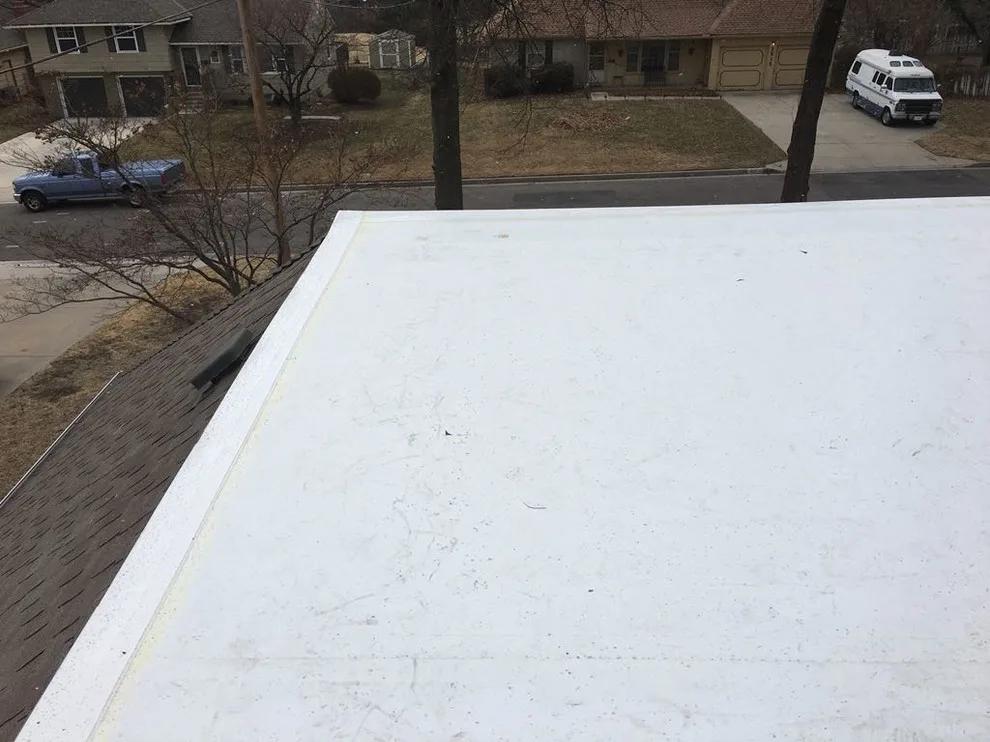 TPO and Skylights Project in Roeland Park by Easton Roofing - Photo 10