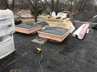 TPO and Skylights Project in Roeland Park by Easton Roofing - Photo 9
