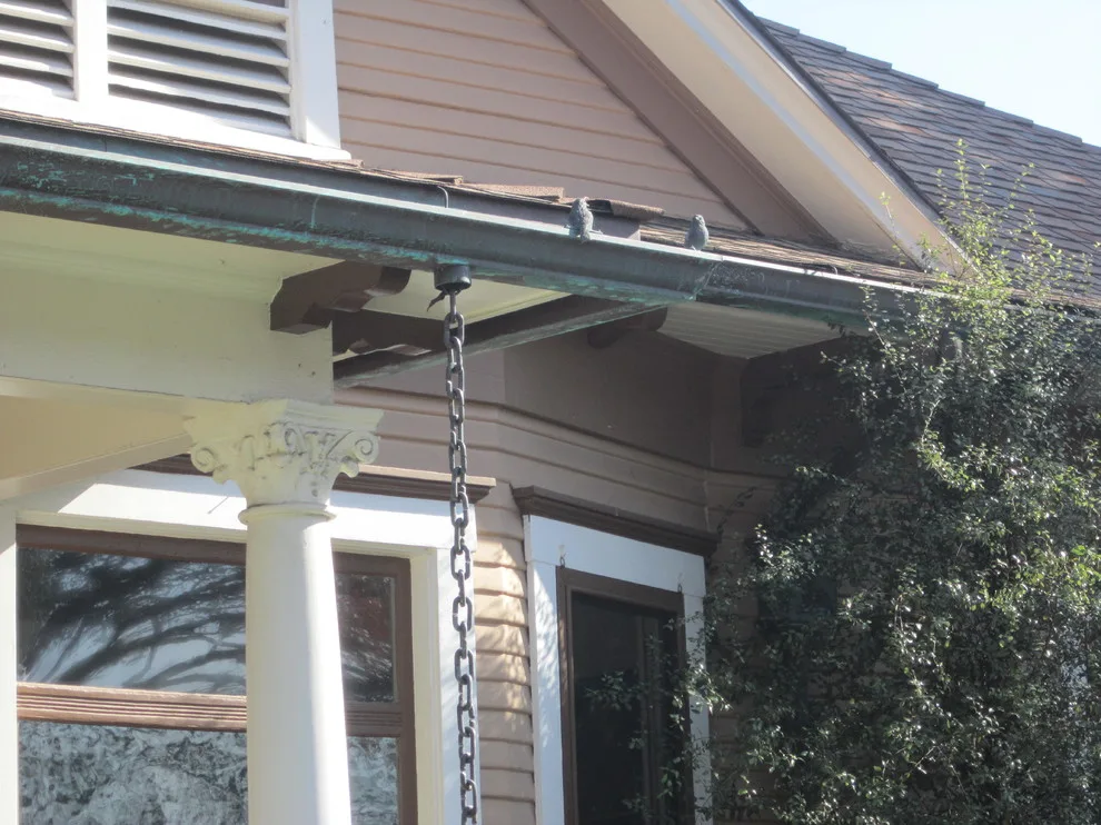 Aged Copper Rain Gutters by Rain Water Systems - Photo 41