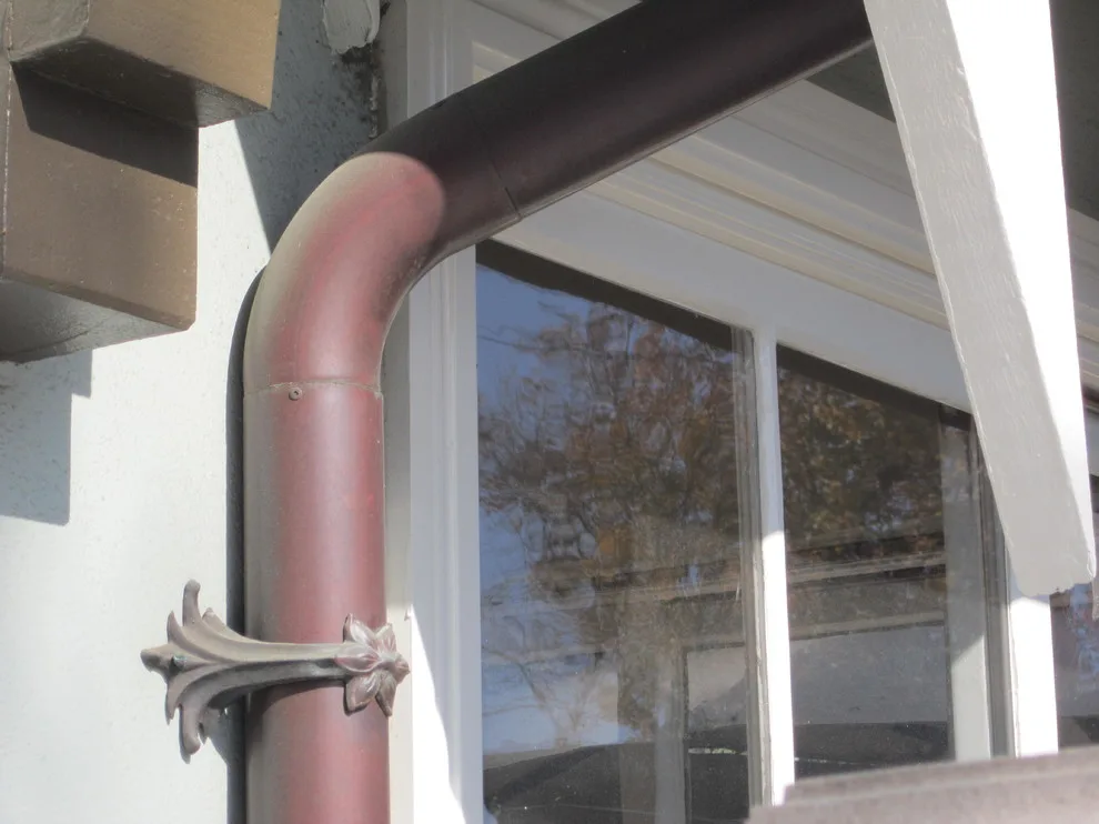 Aged Copper Rain Gutters by Rain Water Systems - Photo 36