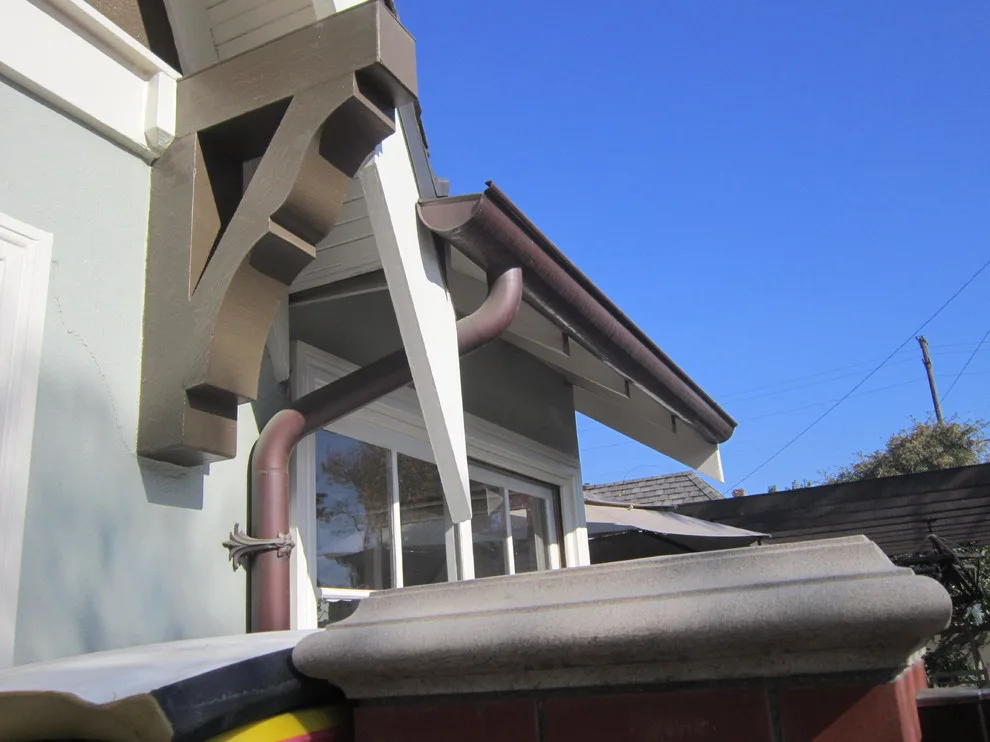 Aged Copper Rain Gutters by Rain Water Systems - Photo 13