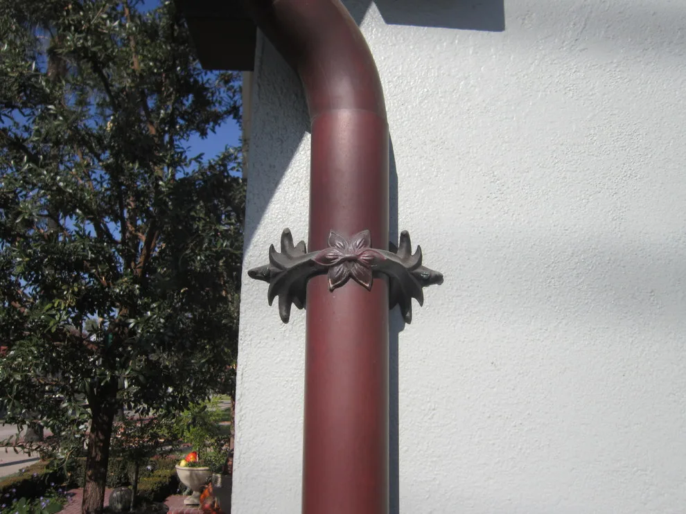 Aged Copper Rain Gutters by Rain Water Systems - Photo 8