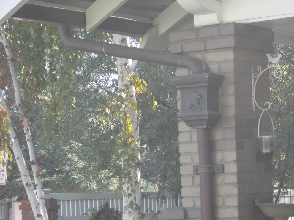 Aged Copper Rain Gutters by Rain Water Systems - Photo 22
