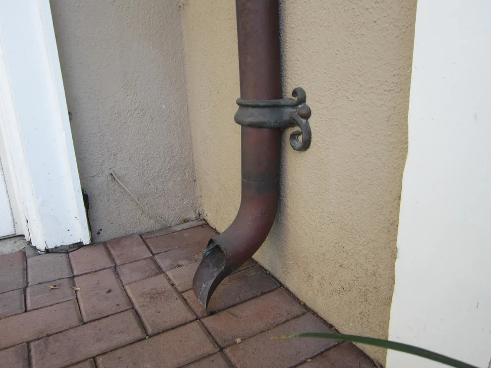 Aged Copper Rain Gutters by Rain Water Systems - Photo 29