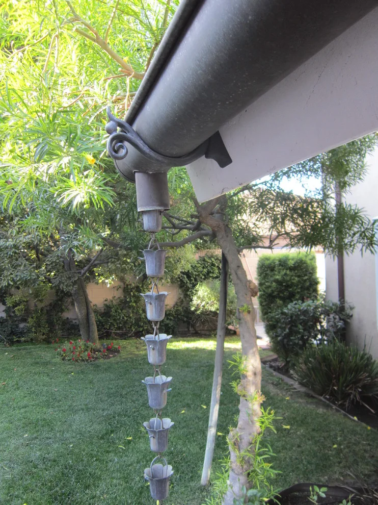 Aged Copper Rain Gutters by Rain Water Systems - Photo 12