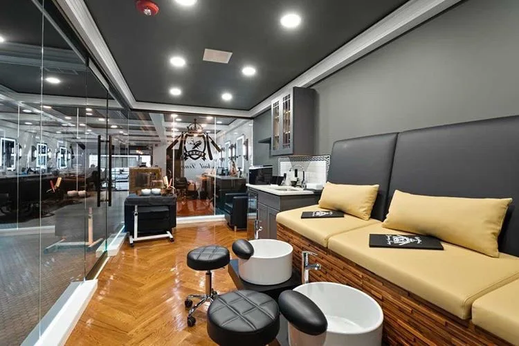 Waltham's Premier Barbershop - Interior Transformation Waltham, MA by Yusra Design Build - Photo 6