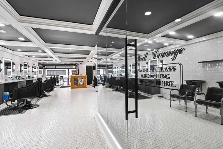 Waltham's Premier Barbershop - Interior Transformation Waltham, MA by Yusra Design Build - Photo 4
