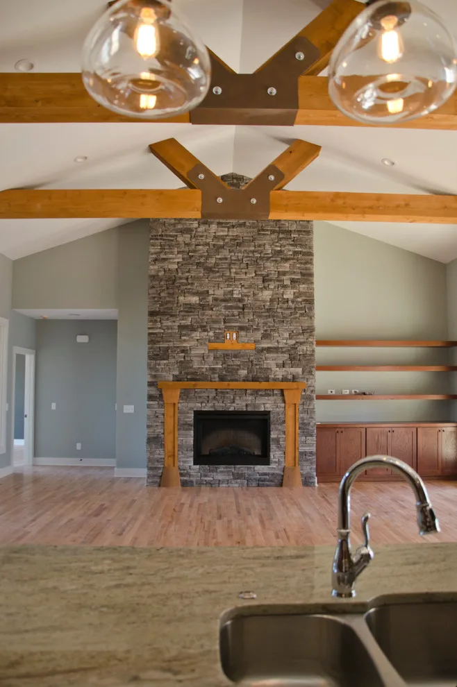 New Construction in Rustic Prairie Style by Borrowed Mule Builders - Photo 12