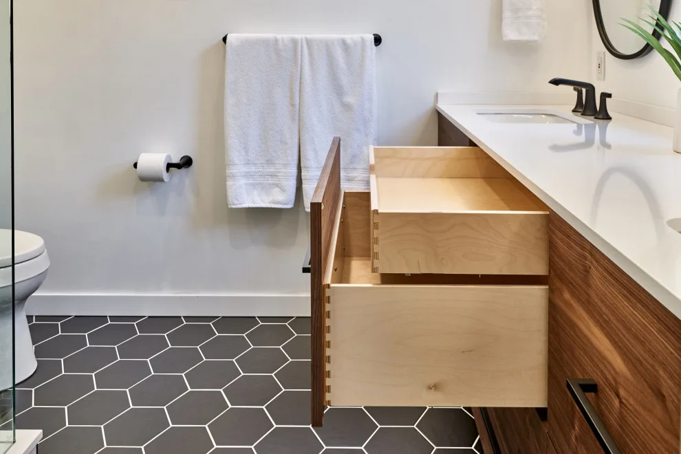 Modern Bathroom by Henderer Design + Build + Remodel - Photo 10