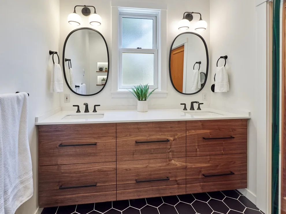 Modern Bathroom by Henderer Design + Build + Remodel - Photo 9