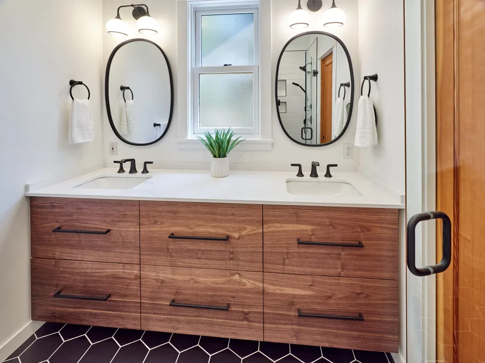 Modern Bathroom by Henderer Design + Build + Remodel - Photo 14