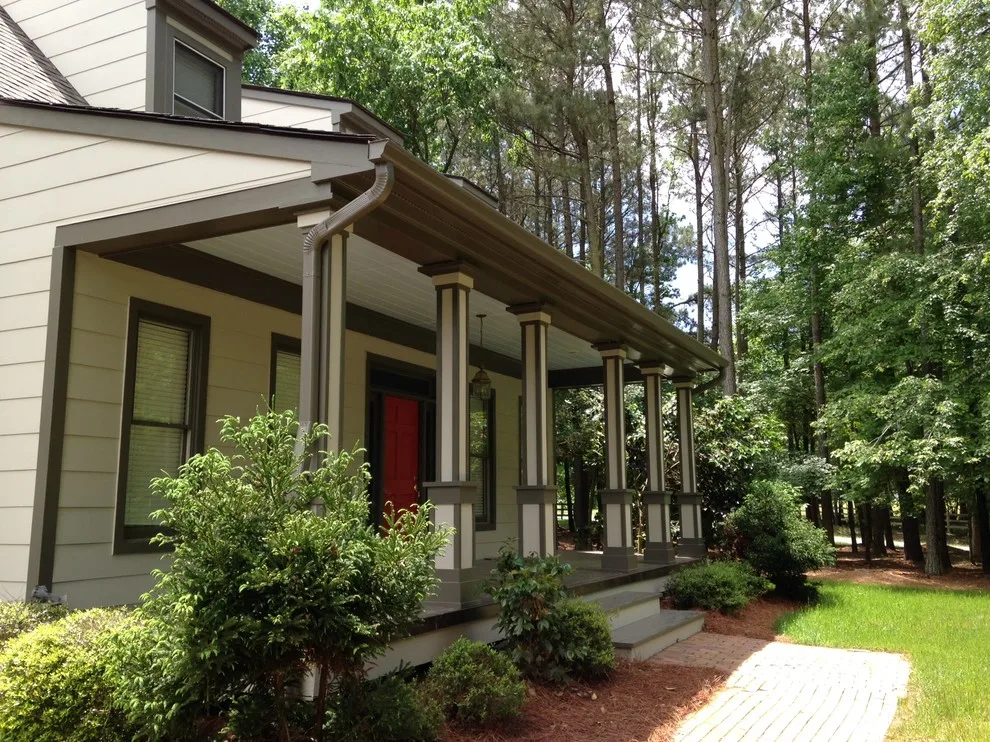 Revamped Exterior with Custom Columns by Eric S. Perry Design & Build, Inc. - Photo 5