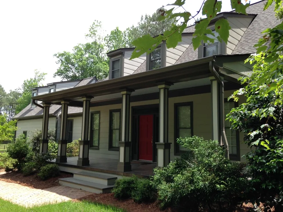 Revamped Exterior with Custom Columns by Eric S. Perry Design & Build, Inc. - Photo 3