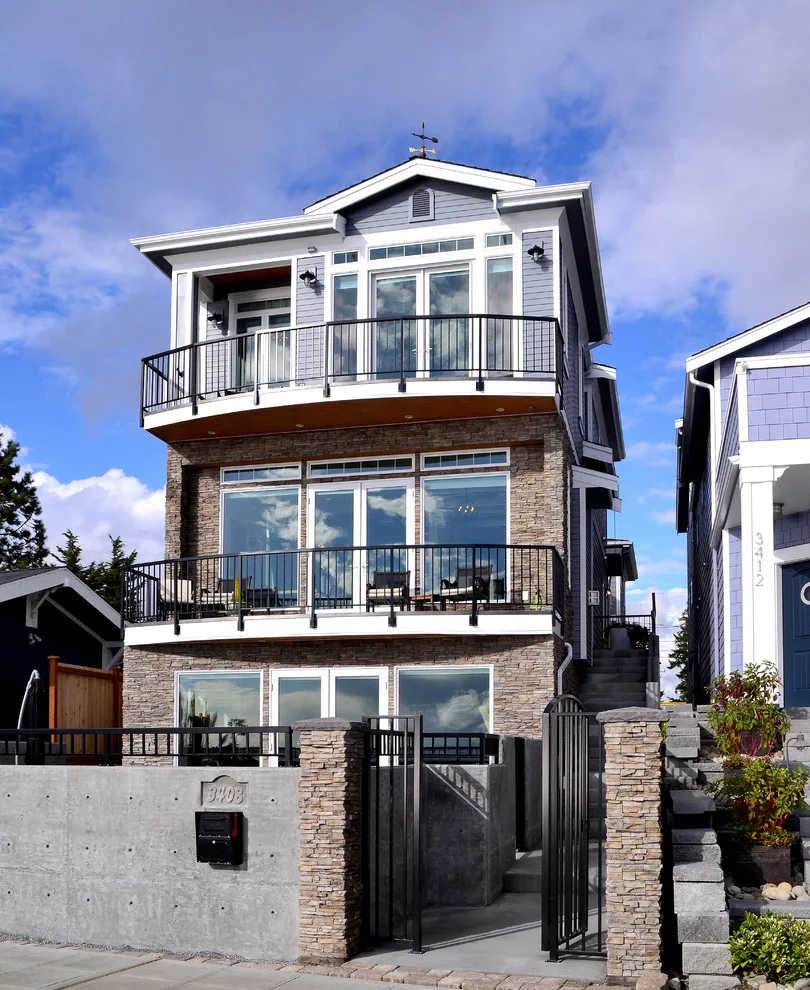 Alki Beach Custom Home with Rooftop Deck by Sockeye Homes - Photo 21