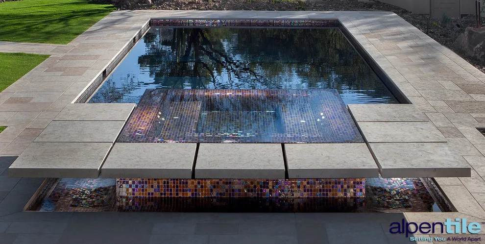 Contemporary Pool with Infinity Spa by Red Rock Design-Build And Red Rock Pools And Spas - Photo 3