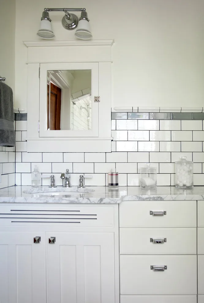 Retro Arts and Crafts Bathrooms by Copper Sky Design + Remodel - Photo 9