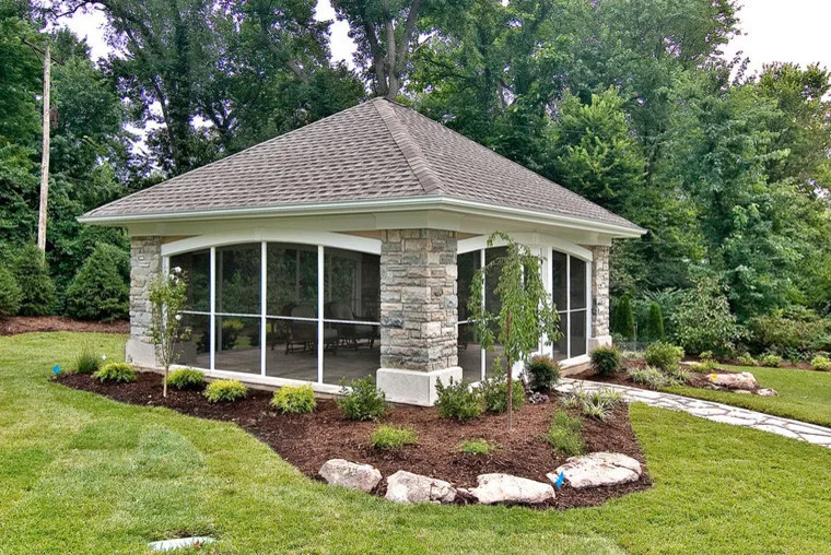 Stone Pavilion in Frontenac, MO by Mosby Building Arts - Photo 4