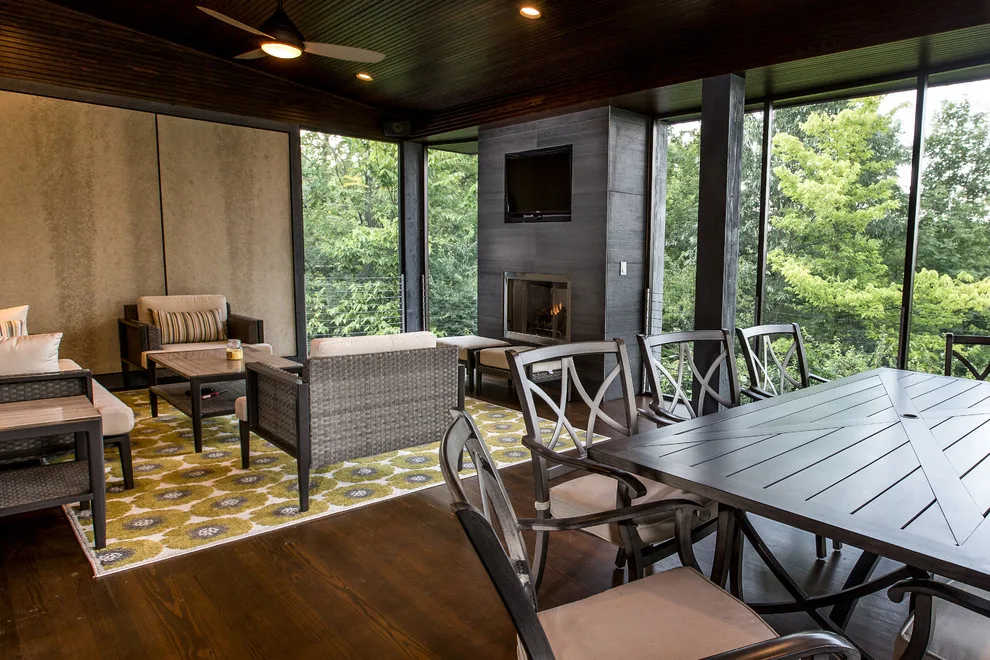 Modern Screened Porch by Maile, Tekulve & Gray - Photo 5