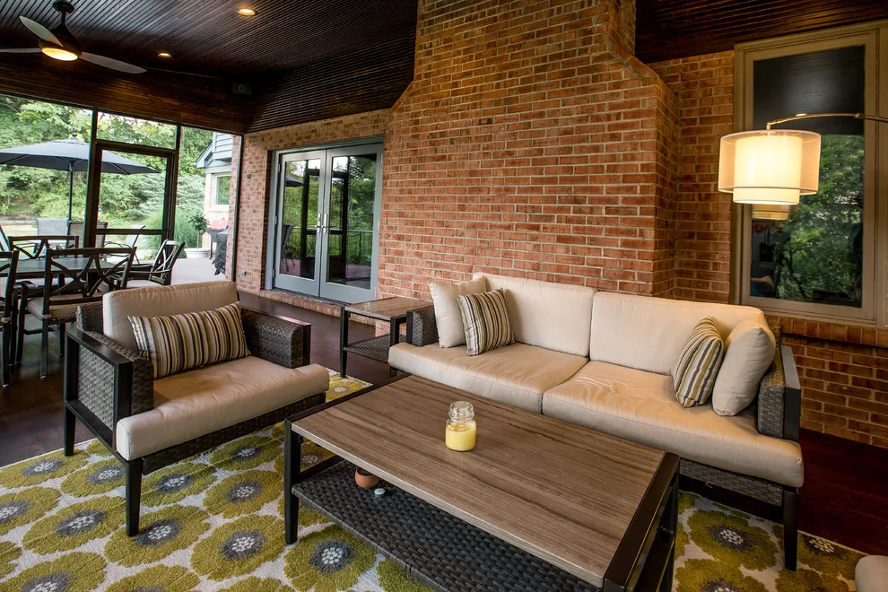 Modern Screened Porch by Maile, Tekulve & Gray - Photo 6