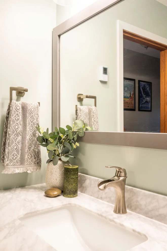 Brighton Transitional Guest Bathroom Design Contract by Pinnacle Design & Remodeling - Photo 4