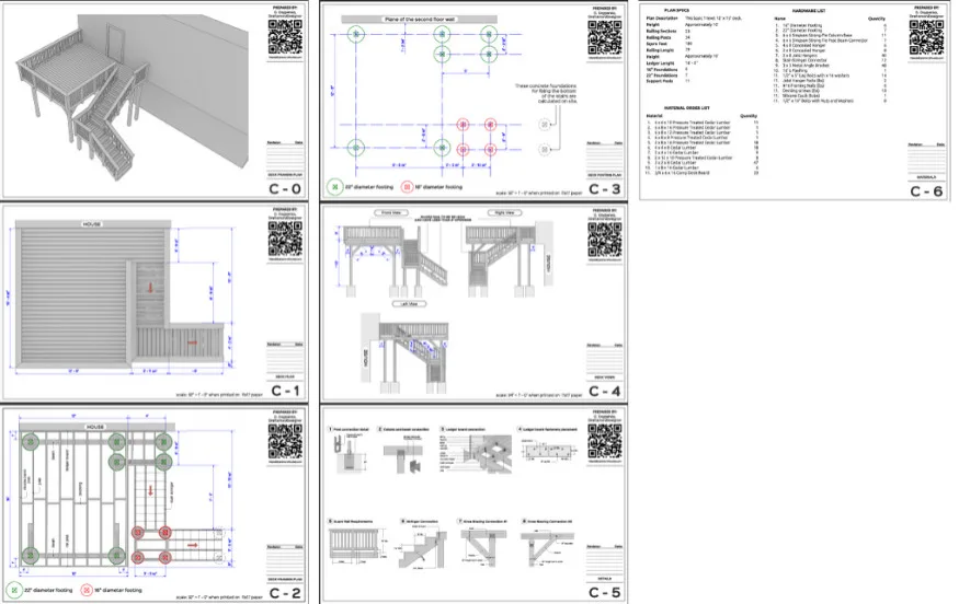 Custom Drawings for Building Approval - Deck Permit Plans by Penko LLC - Photo 2