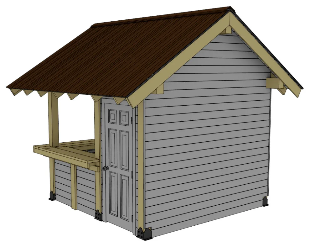 Outdoor Bar Project with Accessible Dual Storage – Includes Printable Plans and Cut List by Penko LLC - Photo 2