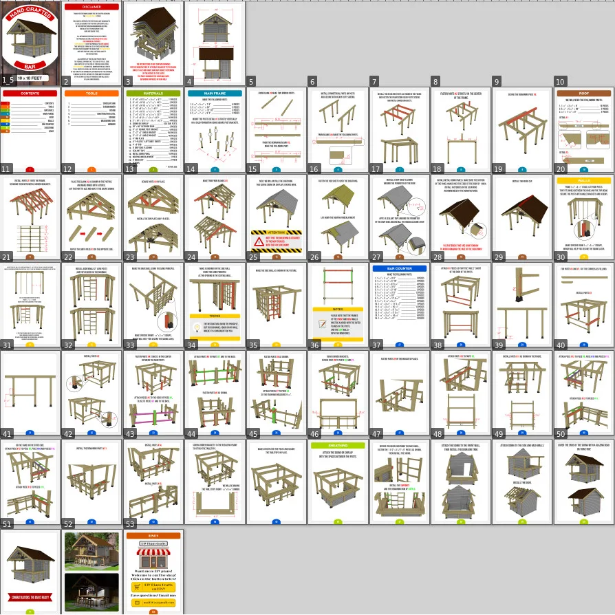 Outdoor Bar Project with Accessible Dual Storage – Includes Printable Plans and Cut List by Penko LLC - Photo 3