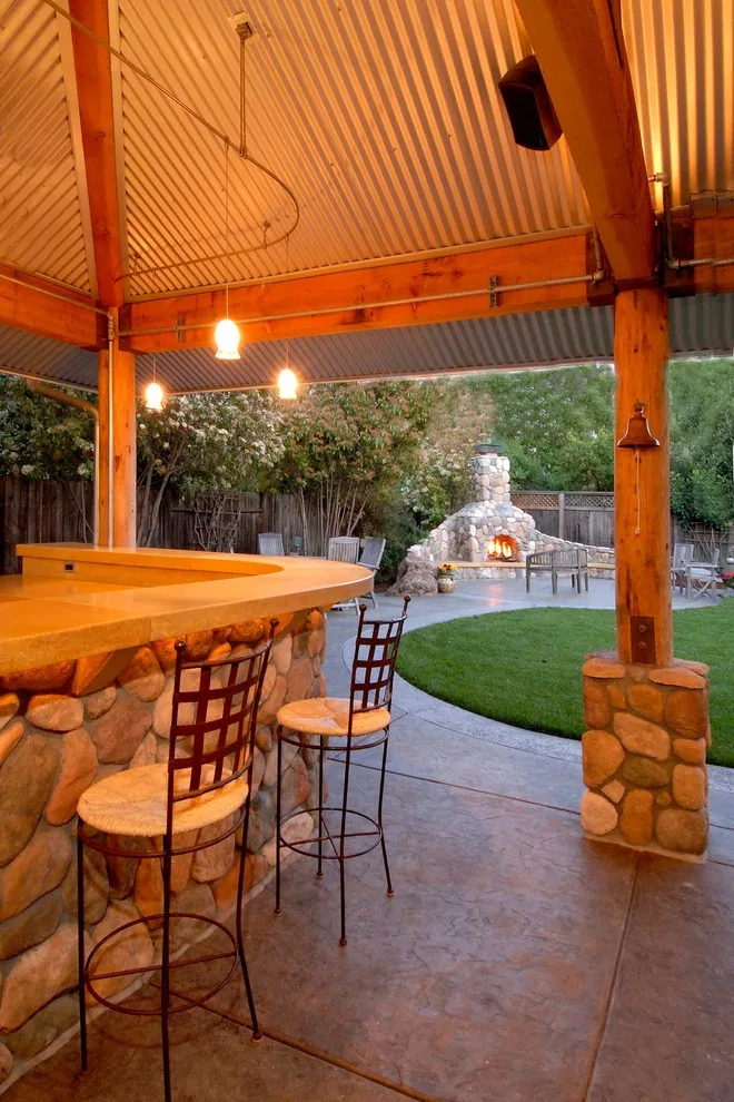 The Fisherman - Outdoor Cooking Area by Morse Custom Homes And Remodeling - Photo 6
