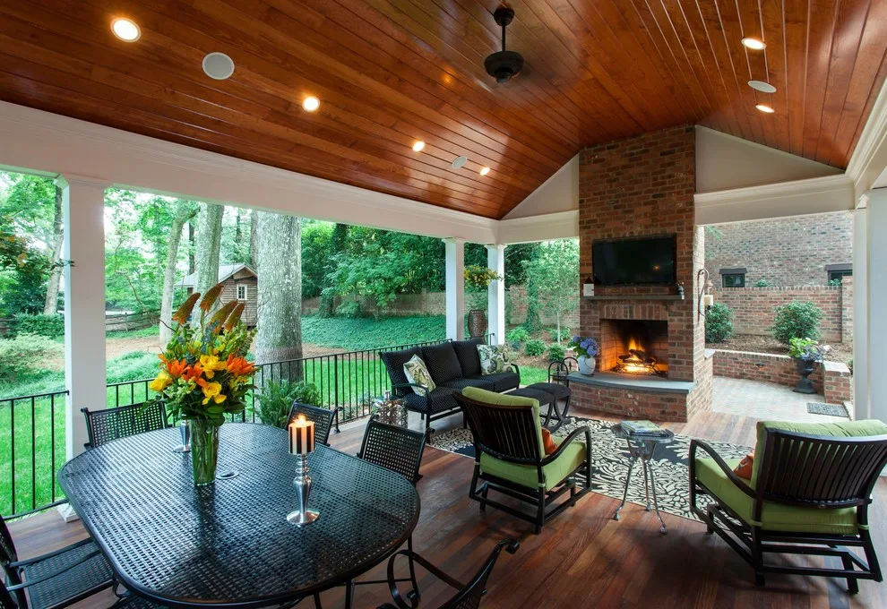 Sheltered Outdoor Entertainment by Alair Homes Charlotte - Photo 4