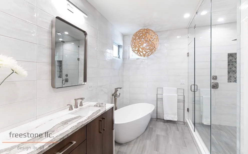 Conrad Modern Master Bath by Freestone LLC Design-build - Photo 2