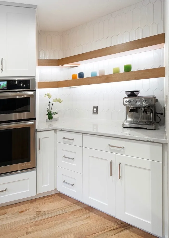 Modern Kitchen with Shore Pine Design by Freestone LLC Design-build - Photo 2