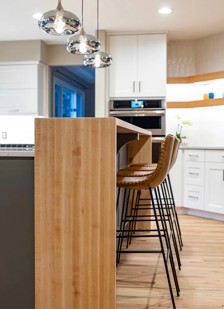 Modern Kitchen with Shore Pine Design by Freestone LLC Design-build - Photo 7
