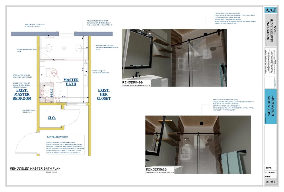 Dinsmore Master Bathroom Renovation by AAJ Designs And Associates - Photo 2