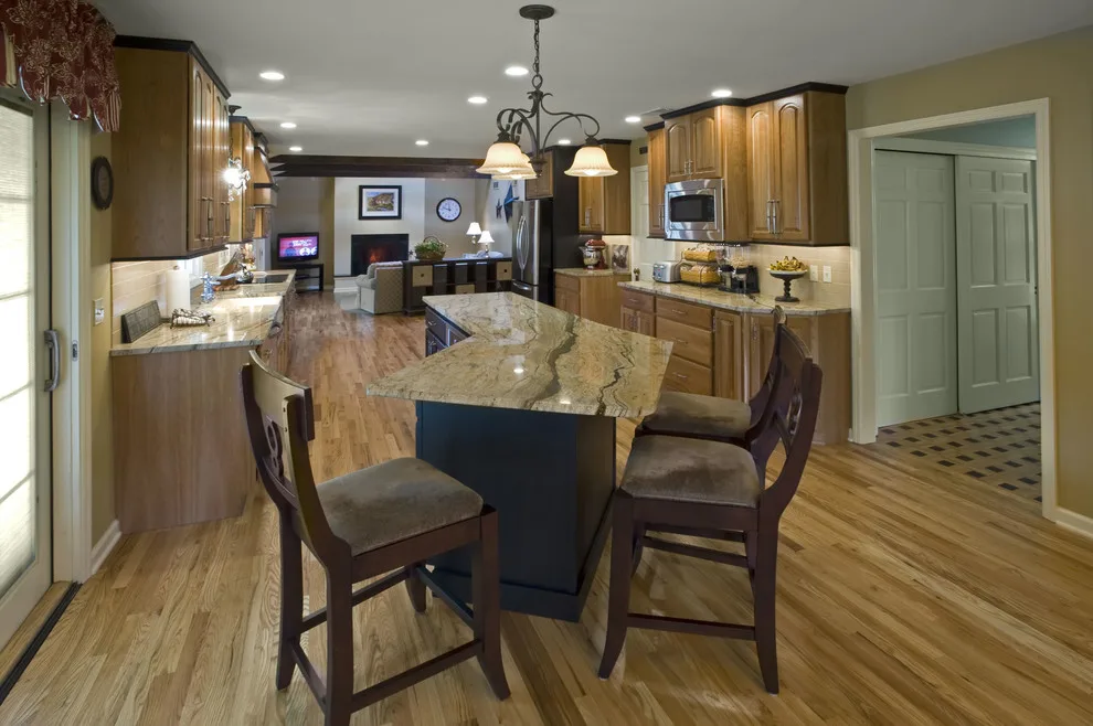 Open Concept Family Room Kitchen Renovation by Penn Contractors Inc - Photo 10