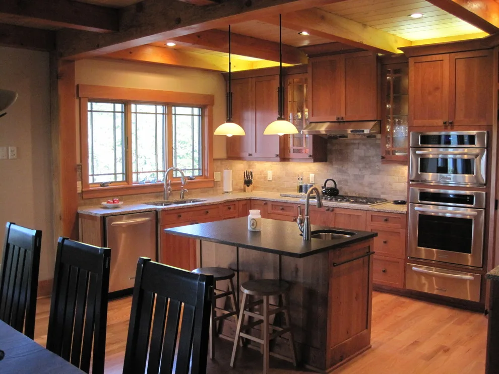 Timber Frame Mountain Retreat with Scenic Views by Living Stone Design + Build - Photo 6