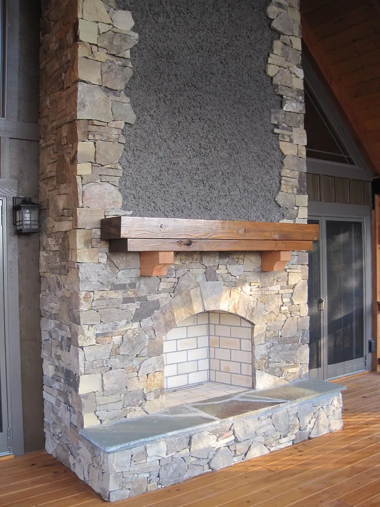 Timber Frame Mountain Retreat with Scenic Views by Living Stone Design + Build - Photo 8