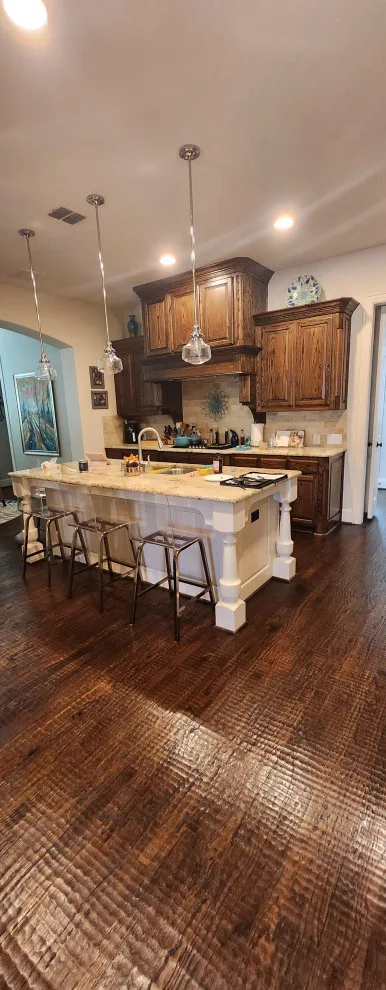 Kitchen Cabinet and Wood Floor Restoration by Built Dfw - Photo 3