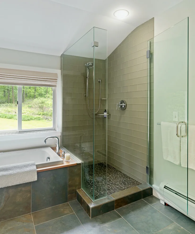 Natural Spa Bathroom by Peregrine Design Build - Photo 3
